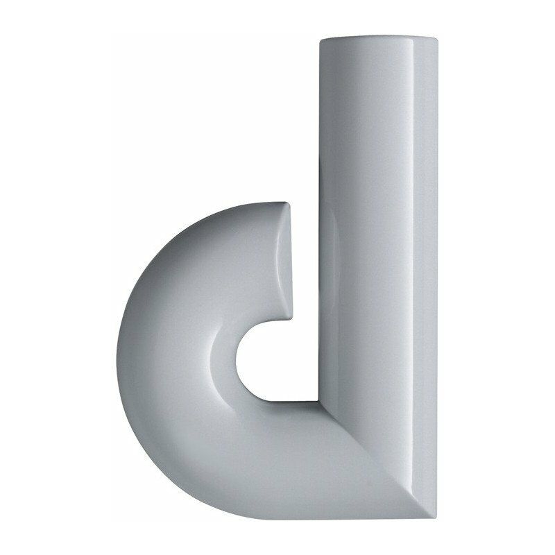 Image of Hewi - Numero civico lettera d poliammide speciale 97 grigio chiaro 134,4mm D.33mm