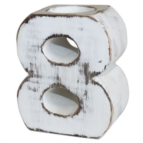 Numéro d'anniversaire en bois - N°8- Vendu par 1