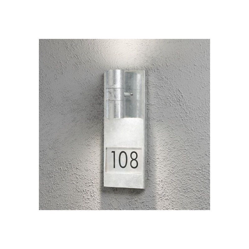 Applique Et Numéro De Maison En Métal Galvanisé