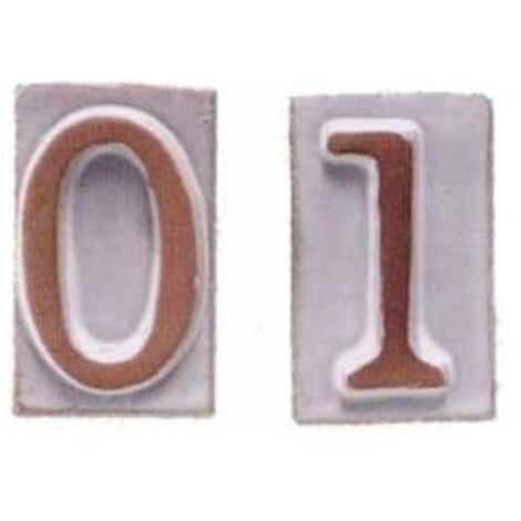 NUMERO DE MAISON VASARTE TERRE CUITE 6/9 TELCOM