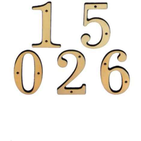 NUMERO LATON DISPLAY N.2 - 10 CM