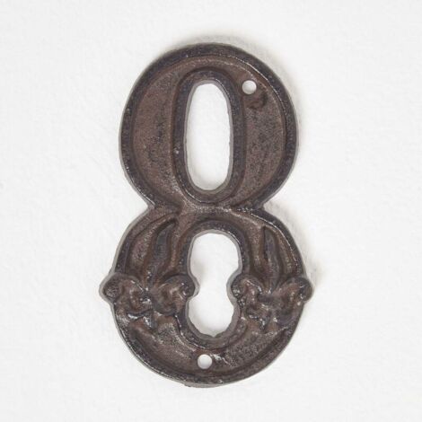 Numéro maison en fonte 8