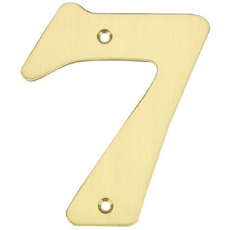 Número puerta 7 acero inoxidable con tornillo GSC 003302607