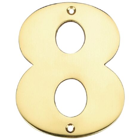 Número puerta 8 acero inoxidable con tornillo GSC 003302608