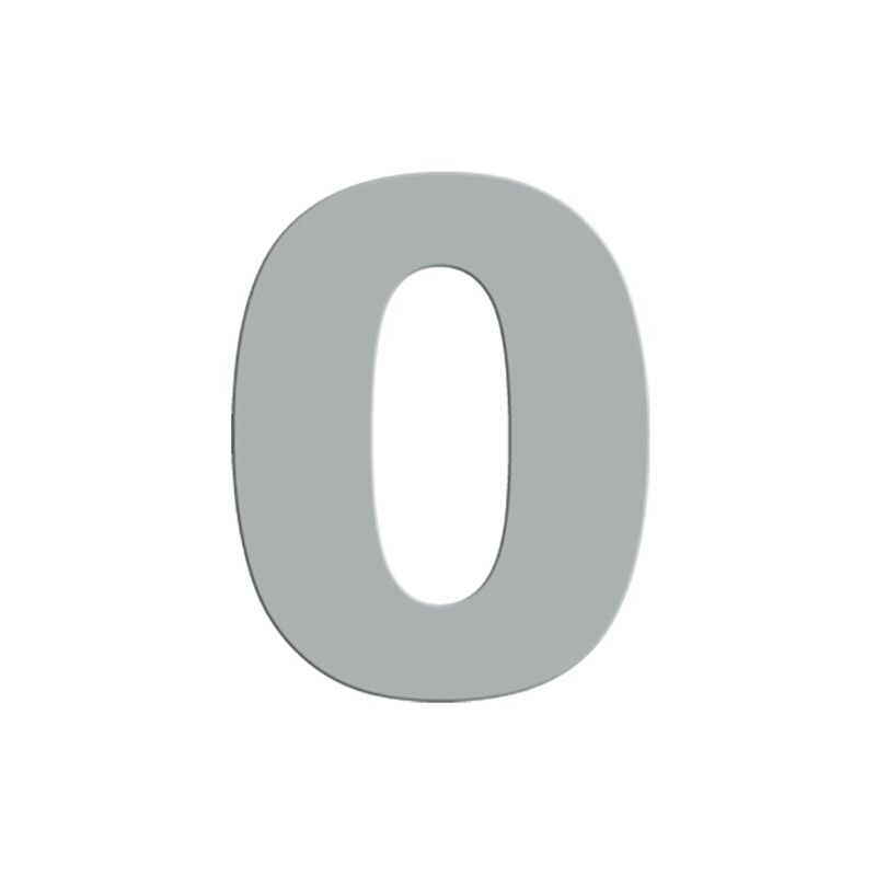 Numero Sealizacion '0' 130Mm Adh. Acero Inox Aisi 304 Inox