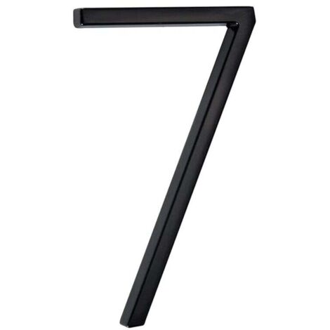 Números de casa flotantes KZQ de 12,5 cm de alto – números de puerta negros – número de puerta grande – letreros para casa (7)