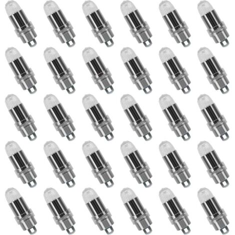 [NUNCA USADO] 30 luces LED de globo, color blanco cálido, para decoración de farolillos de papel, bodas y fiestas [Clase energética A+]