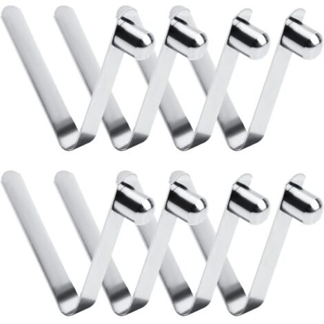 [NUNCA USADO] 8 clips de resorte de 8 mm para kayak, resorte de botón pulsador de acero inoxidable para poste de tienda de campaña con remo de camping.