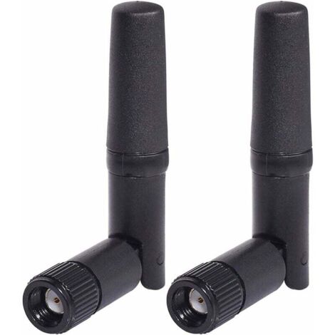 [NUNCA USADO] Antena WiFi pequeña (paquete de 2), banda dual de 2,4 GHz y 5,8 GHz, RP-SMA, para PC, computadora de escritorio, tarjeta PCIe, enrutador, WLAN, cámara de respaldo inalámbrica.