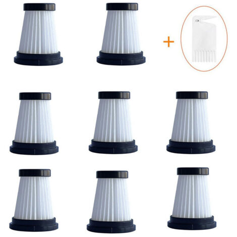 [NUNCA USADO] Filtros HEPA de repuesto para aspiradoras inalámbricas: compatibles con Moosoo K12, K12 Pro, K13, Genius Invictus One y Foxnovo 13KPA (paquete de 8)
