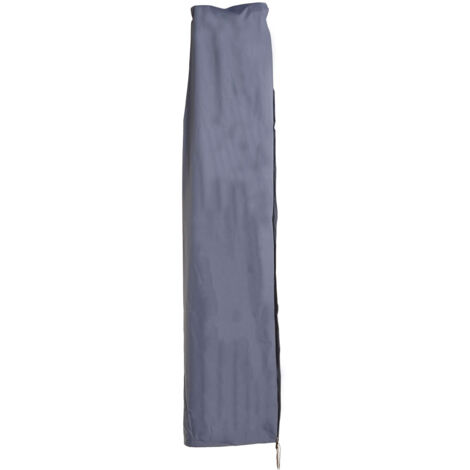 [NUNCA USADO] Funda protectora HHG para parasol voladizo de hasta 4 m, funda con cremallera, azul