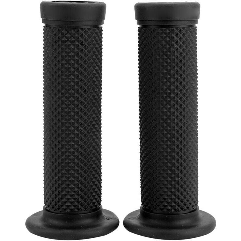 [NUNCA USADO] INHHUB - 2 empuñaduras universales vintage para manillar de motocicleta de 22 mm con decoración de estrella (negro) - INHHUB