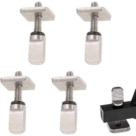 [NUNCA USADO] juegos de tornillos para tablas de surf, tornillos M4 de acero inoxidable duraderos para tablas largas, tablas de surf, tablas de paddle surf y tablas de body paddle surf (plateado)