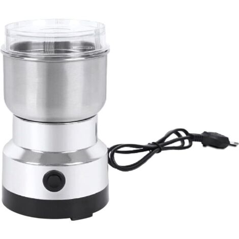 [NUNCA USADO] Molinillo de café, molinillo de especias, molinillo eléctrico de café en grano de 150 W, mini molinillo doméstico, molinillo multifuncional para hierbas, granos, frutos secos y condiment