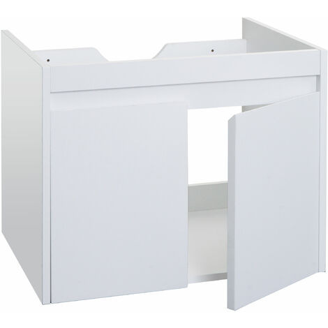 Lavabo Villeroy & Boch Lavabo Subterráneo 7113FA 650x470mm, 1 agujero  para grifo, con rebosadero, Color: Cerámica Blanca - 7113FAR1