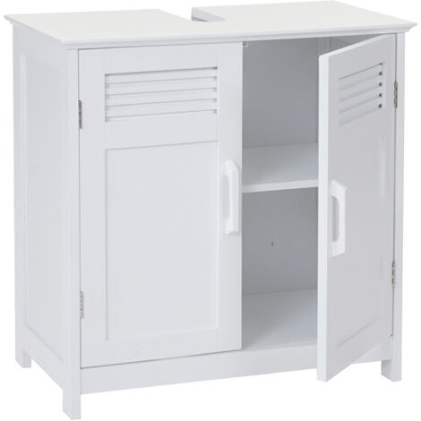 [NUNCA USADO] Mueble lavabo HHG-146, mueble de baño 60x60x30cm, blanco