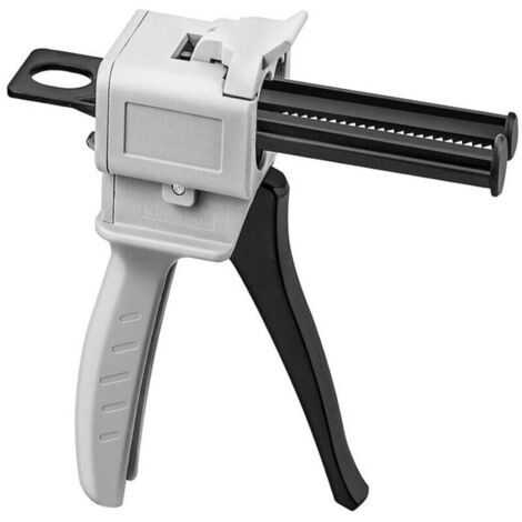 [NUNCA USADO] Pistola dispensadora de epoxi de 50 ml, pistola mezcladora para mezclar adhesivo, relación 10:1, boquilla de mezcla estática.
