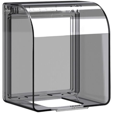 [NUNCA USADO] Protector de enchufe impermeable tipo 86, 12,2 × 10,8 × 7,3 cm, cubierta impermeable para toma de corriente, cubierta para interruptor, para baños y cocinas.