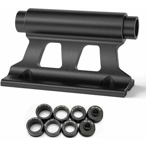 [NUNCA USADO] Soporte para horquilla de bicicleta, soporte para coche, bloque multiusos con eje pasante de liberación rápida, soporte para horquilla delantera de bicicleta,