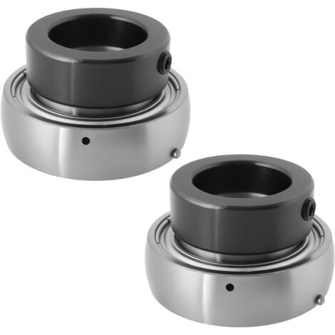 [NUNCA UTILIZADO]2 rodamientos de collar excéntrico SA205-16, adecuados para la industria automotriz, maquinaria papelera y maquinaria agrícola. Diámetro interior: 25,4 mm, diámetro interior: 52 mm.