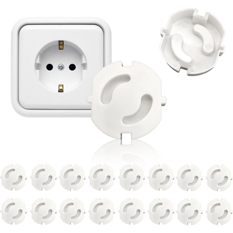 [NUNCA UTILIZADO]20 x Fundas para tapones de bebé blancas, 20 x Fundas para tapones de bebé blancas, 20 x Fundas para tapones de bebé blancas, Grande 