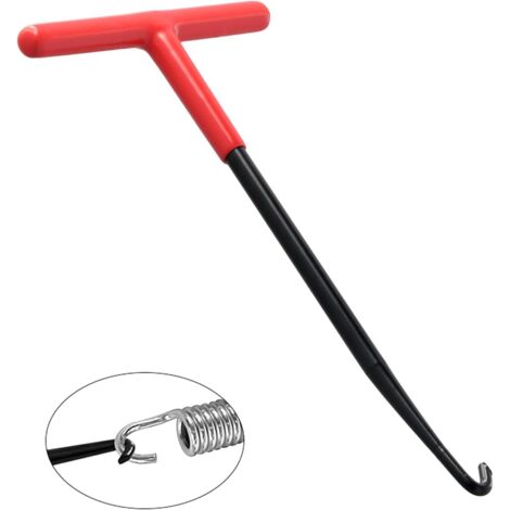 [NUNCA UTILIZADO]Gancho para resorte de escape, extractor de resorte para motocicleta, gancho de resorte de freno de acero, gancho de suspensión de metal, gancho en T, extractor de resorte de 16 x 8 c