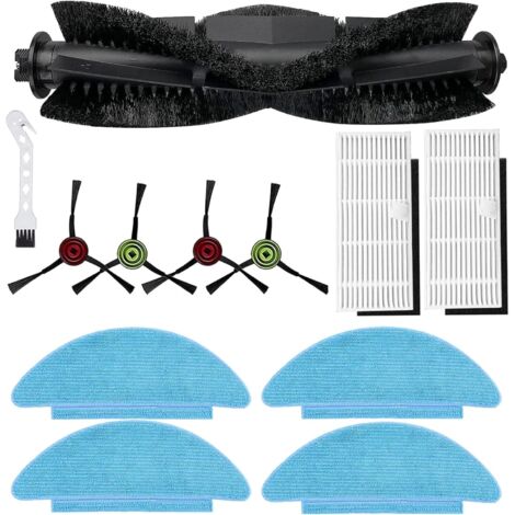 [NUNCA UTILIZADO]Kit de accesorios para Tikom L9000, HONITURE Q6 SE, Lubluelu SL60D y LaResar L6 Nex. Repuestos para aspiradoras robot.