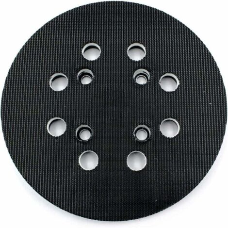 LARGEIGHT [NUNCA UTILIZADO]Plato lijador para Bosch (Ø 125 mm, dureza media con sistema de accesorios para lijadora excéntrica PEX 300/400 AE / 4000 AE / Advanced Orbit 18
