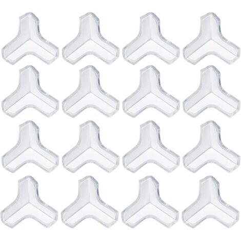 [NUNCA UTILIZADO]Protector de esquinas para mesa de bebé, 16 piezas, transparente, de fuerte adherencia, apto para cunas, chimeneas, mesas y esquinas.