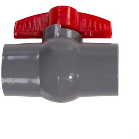 [NUNCA UTILIZADO]Simplifique sus proyectos de plomería con una válvula de bola de PVC con un cómodo manguito deslizante (40 mm)