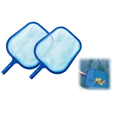 [NUNCA UTILIZADO]Skimmers de superficie genéricos para piscinas, redes para piscinas, skimmers de fondo, para limpiar hojas y residuos en piscinas, fuentes, estanques, spas y estanques (2)