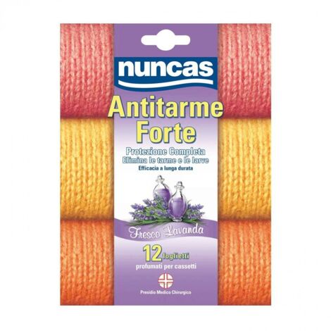 Nuncas Antitarme Proteggitessuti - Fresco Lavanda - 12 Foglietti