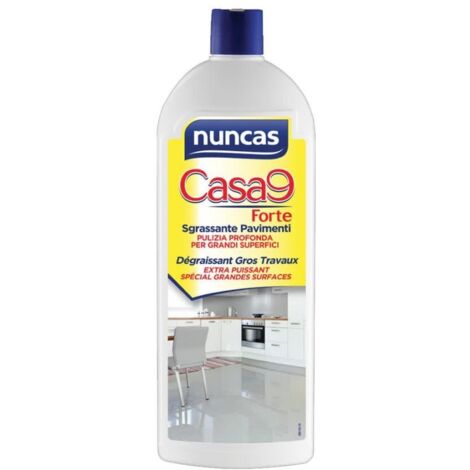 Nuncas casa9 forte sgrassante pavimenti 1 litro - nuncas italia