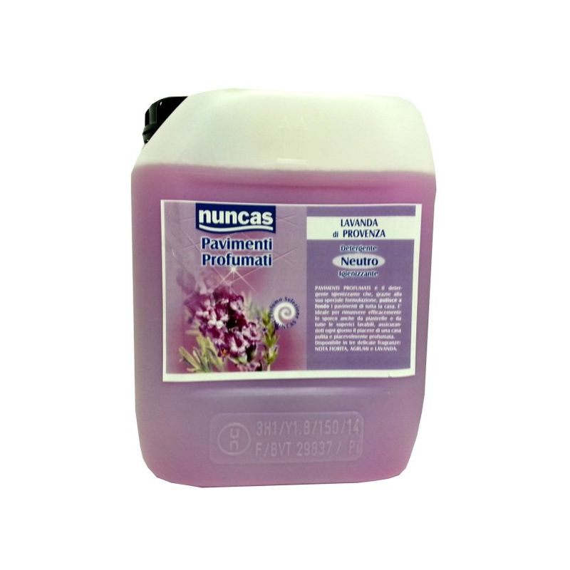 Detergente igienizzante lavanda per pavimenti 5 litri - Nuncas