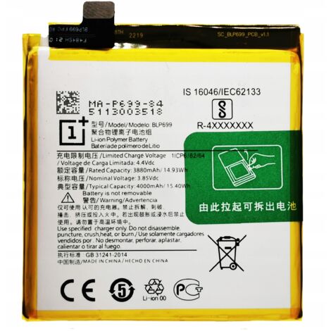 NUOVA BATTERIA BLP699 ONEPLUS 7 PRO GM1913