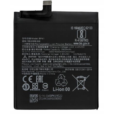NUOVA BATTERIA BP41 ADATTA A XIAOMI MI 9T / REDMI K20