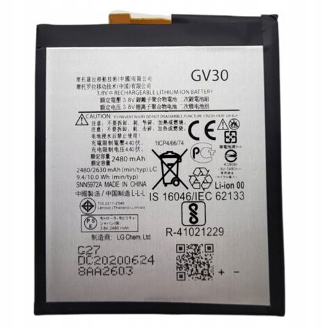NUOVA BATTERIA GV30 PER MOTOROLA Z XT1650 SNN5972A 2630mAh