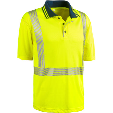 NUOVA POLO ALTA VISIBILITA' GIALLO