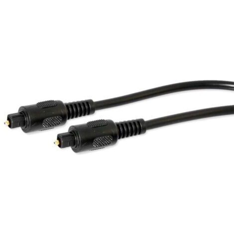 nuovaVideosuono OPTB4 cavo InfiniBand e in fibra ottica 2 m Toslink Nero