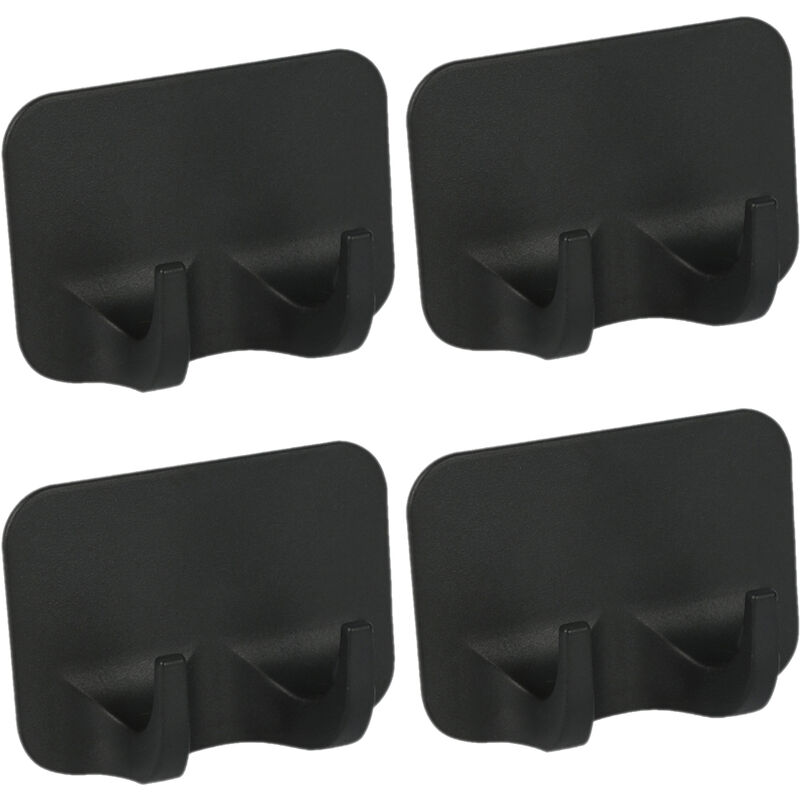 Black New Double Hook Kitchen Bagno Canch - Nero