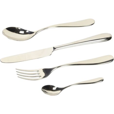 NUOVO MILANO, Posate Set 24 Pz Coltello Monoblocco, Alessi