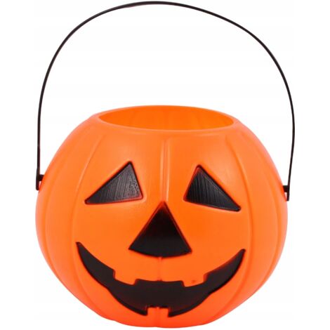 Nuovo set di contenitori per caramelle a forma di zucca, arancione, 7 pezzi