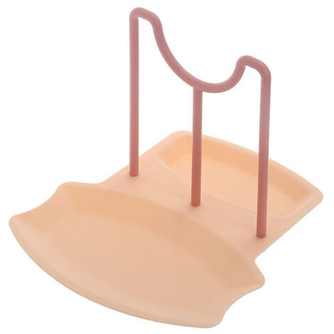 Nuovo set di utensili da cucina: cucchiaio da zuppa, bacchette, spatola, mocio, tappetino da cucina, scaffale multifunzionale, porta coperchi per pentole, supporto per utensili da cucina, 1 pezzo (ros