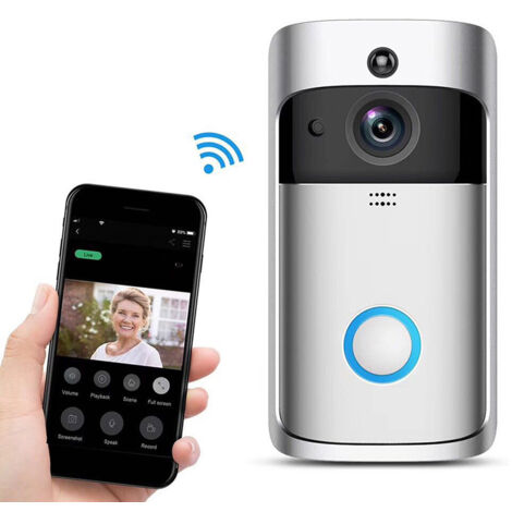 Nuovo videocitofono wireless Ring (a batteria) con video HD a medio raggio  Installazione semplice (5 minuti) 