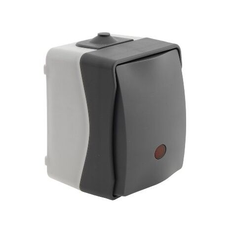 NUQUI Feuchtraum Kontrollschalter IP54, Aufputz, 250V/ 10A