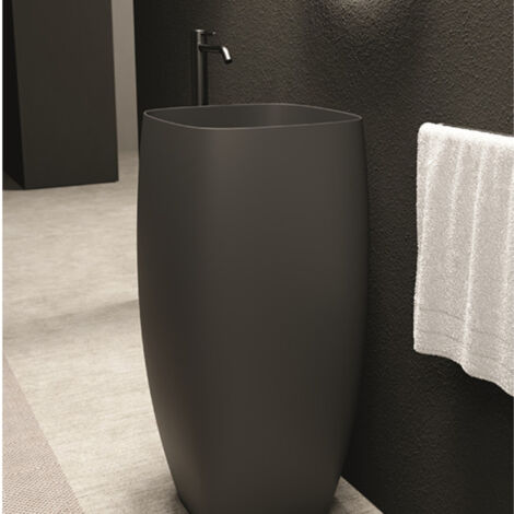 NUR Freestanding Open Blanc brillant. sans bonde