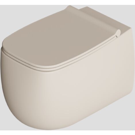 NUR WC susp. Sable mat. Abattant standard