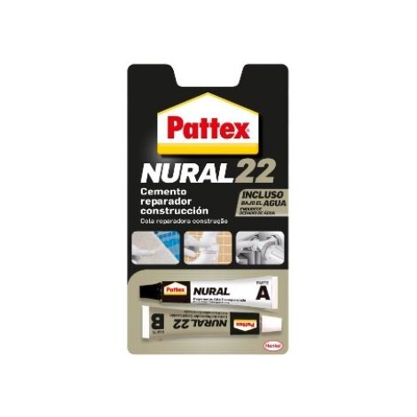NURAL 22 CEMENTO REPARADOR CONSTRUCCION 2 TUBO (TUBO 22 ML.