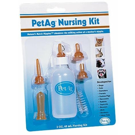 Nursing Kit 2 oz. 60 ml per l'allattamento artificiale di cuccioli di taglia piccola