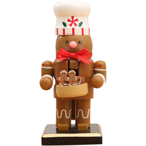 Nussknacker-Figur aus Holz – Weihnachtsdekoration, Tischschmuck und Spielzeugpuppe